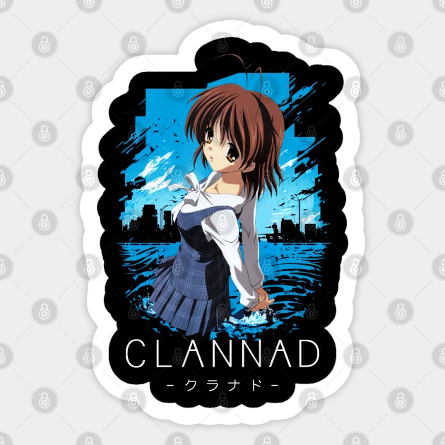 Classic Art Nagisa Clannad Japanese Anime Sticker by Cierra Bauch